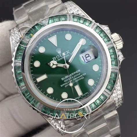 rolex green sapphire|Rolex submariner sapphire.